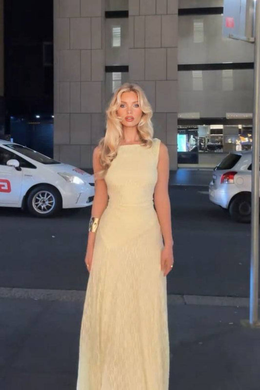 Elegant Lace Maxi Dress