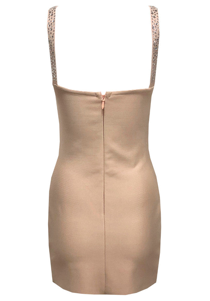 IRIS RHINESTONE MINI DRESS