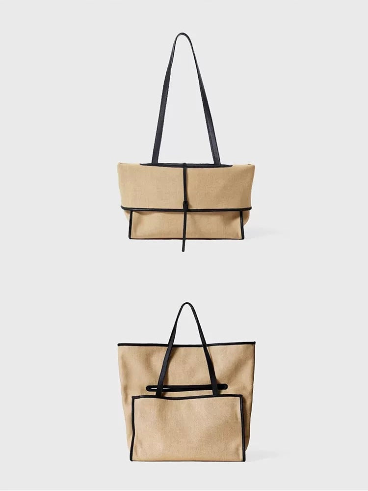 Riviera Fold Canvas Tote Bag