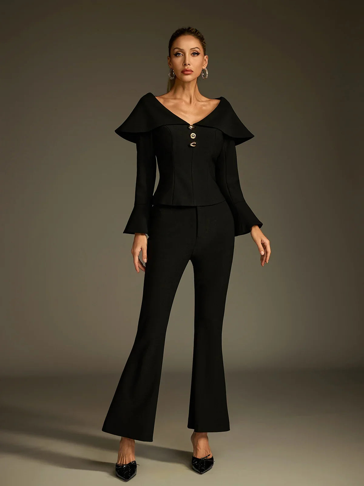 Eloise Off Shoulder Pant Set