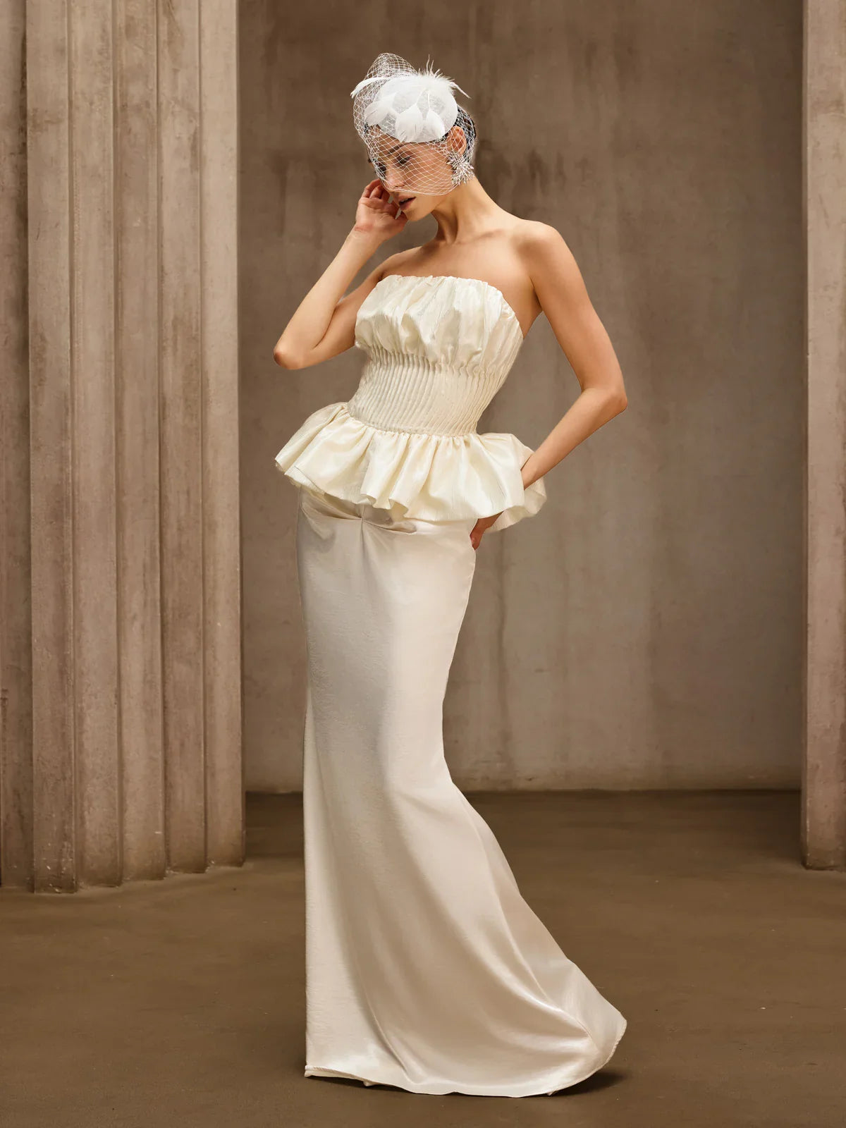 Seraphine Peplum Gown