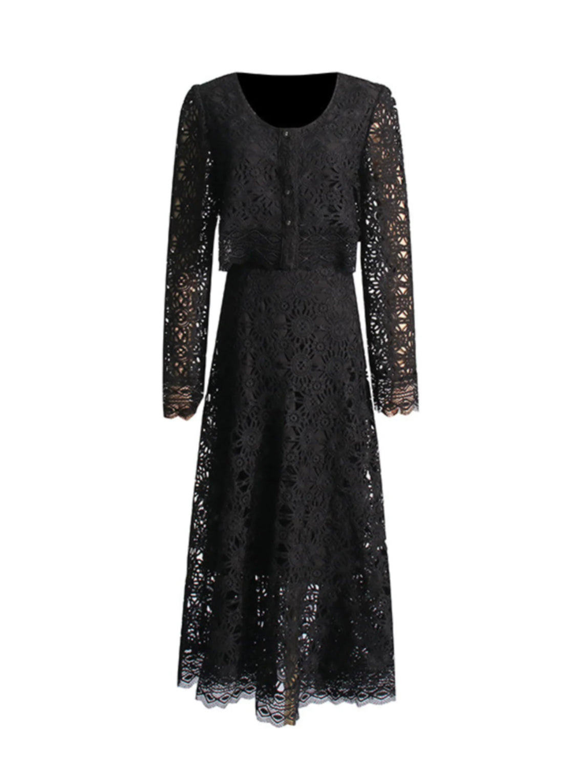 Sonia lace skirt/top set