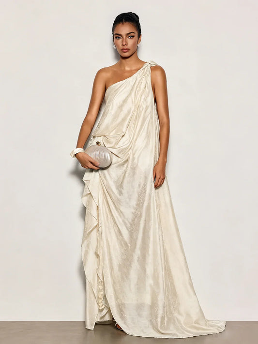 Celeste Drape Goddess Gown