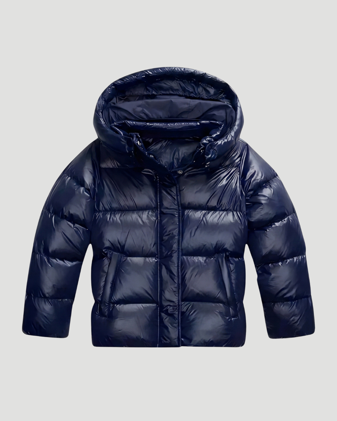 Copenhagen | Glossy Hooded Puffer Jacket