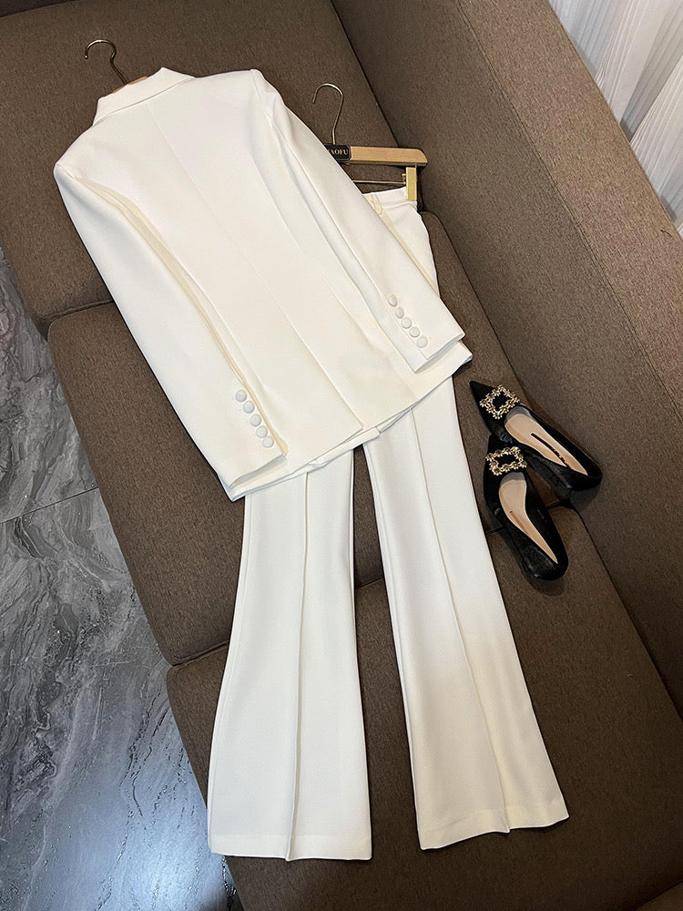 Mina white suit set size S