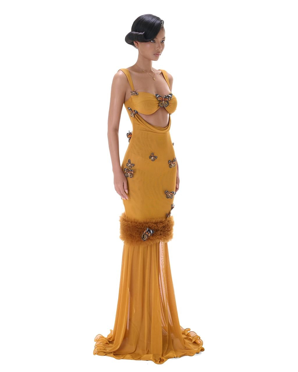 Lumina Maxi Dress - Yellow