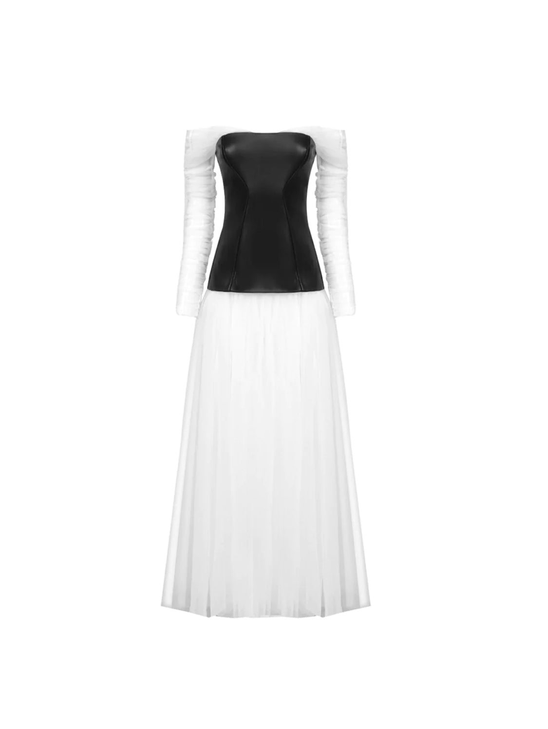Themy Tulle maxi dress