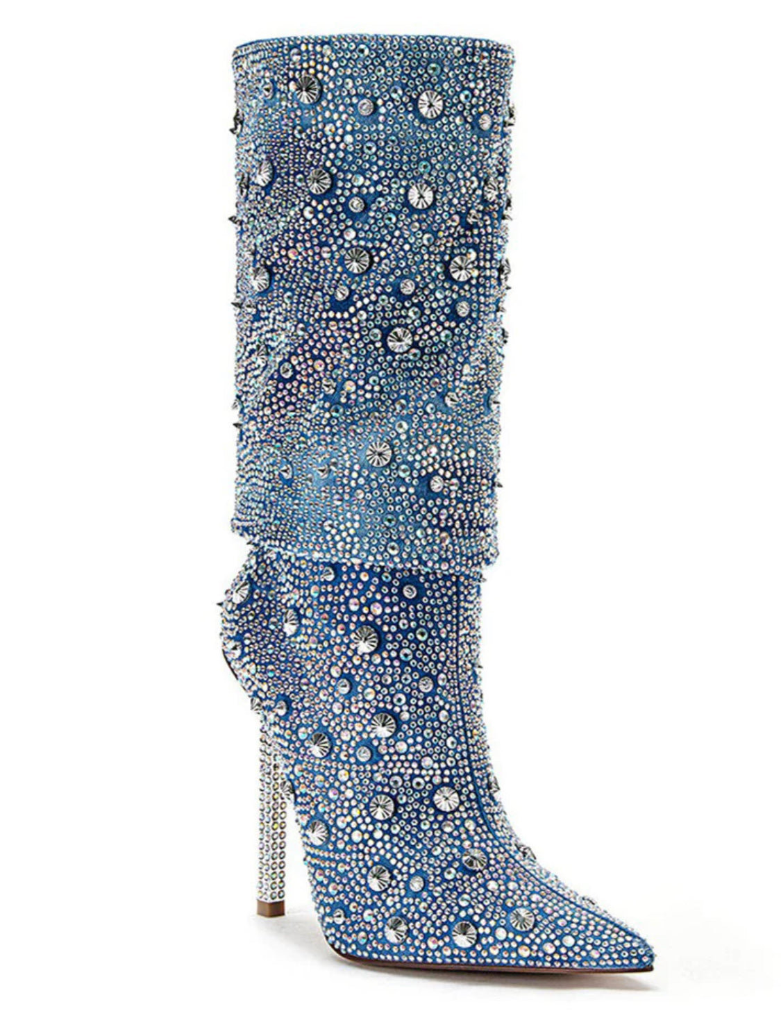 Silla rhinestone boots