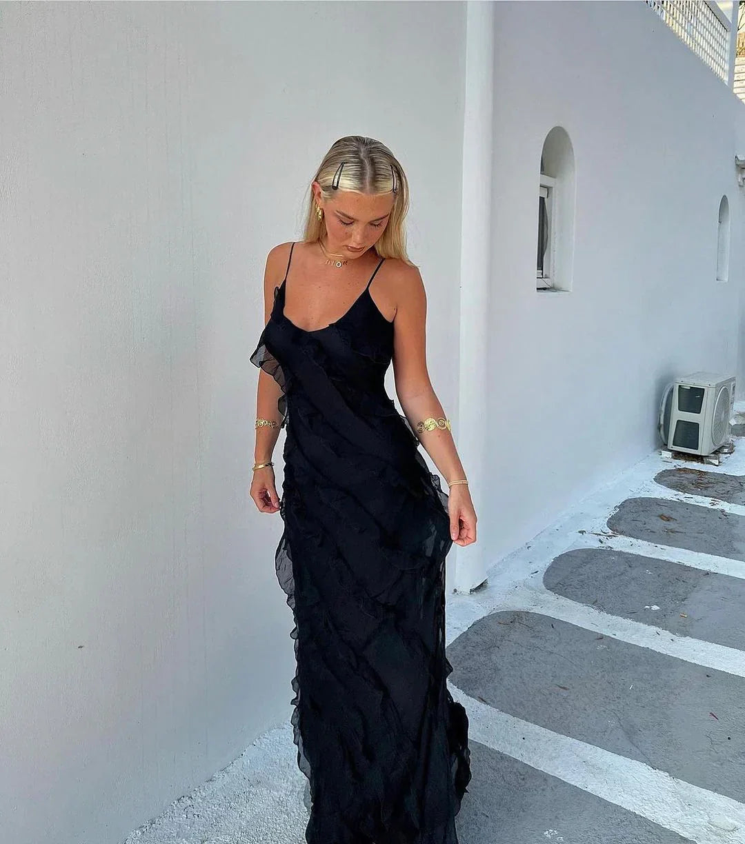 Kensie | Elegant Tulle Maxi Dress