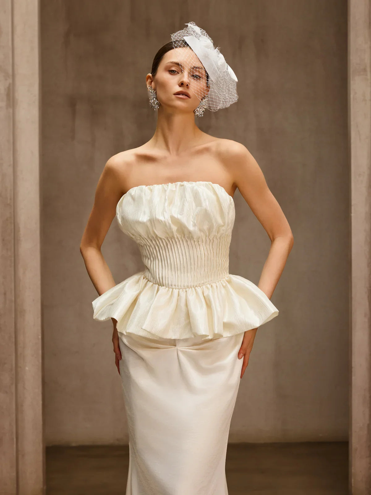 Seraphine Peplum Gown