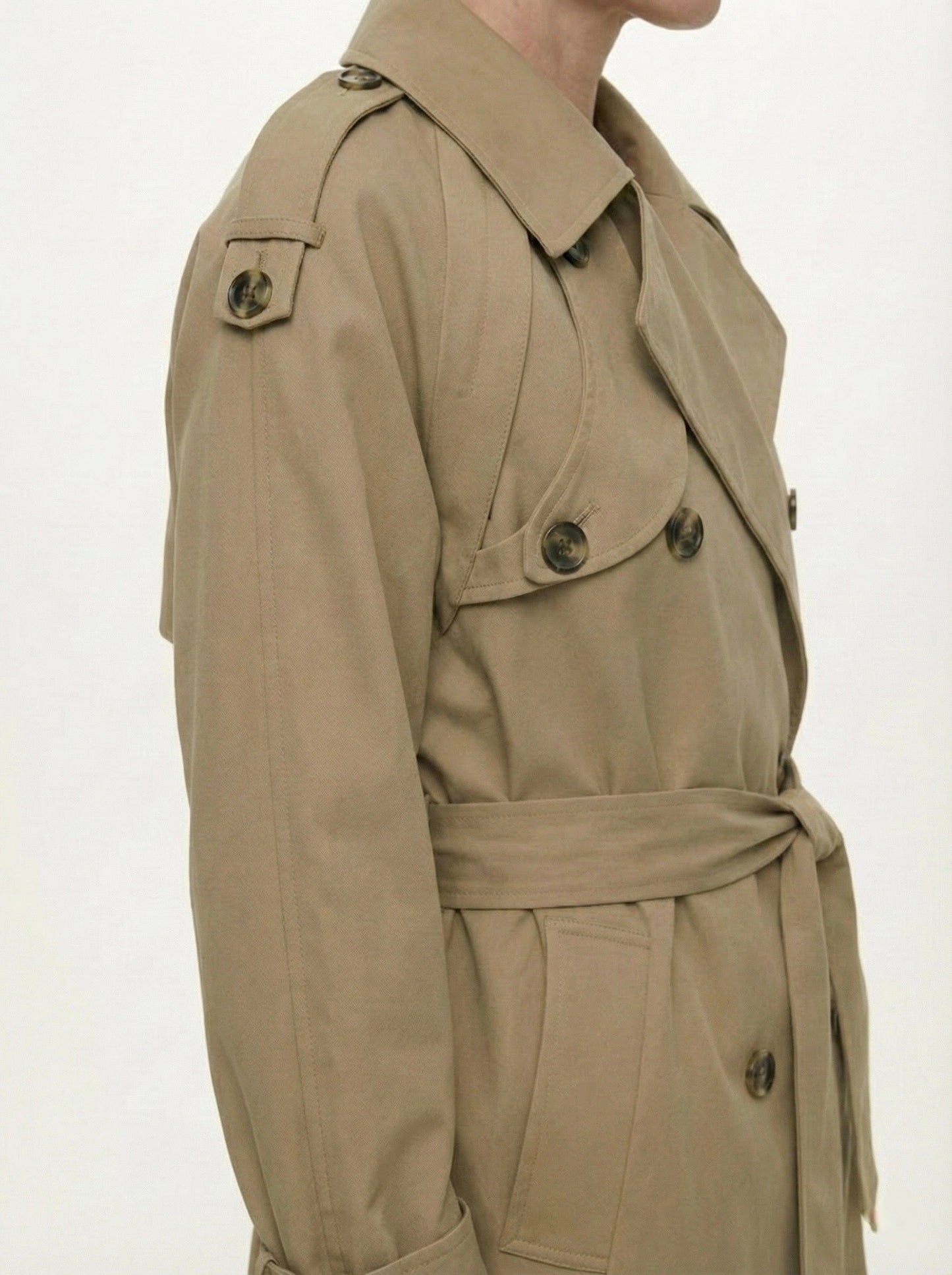 Myla | Classic Double-Breasted Trench Coat