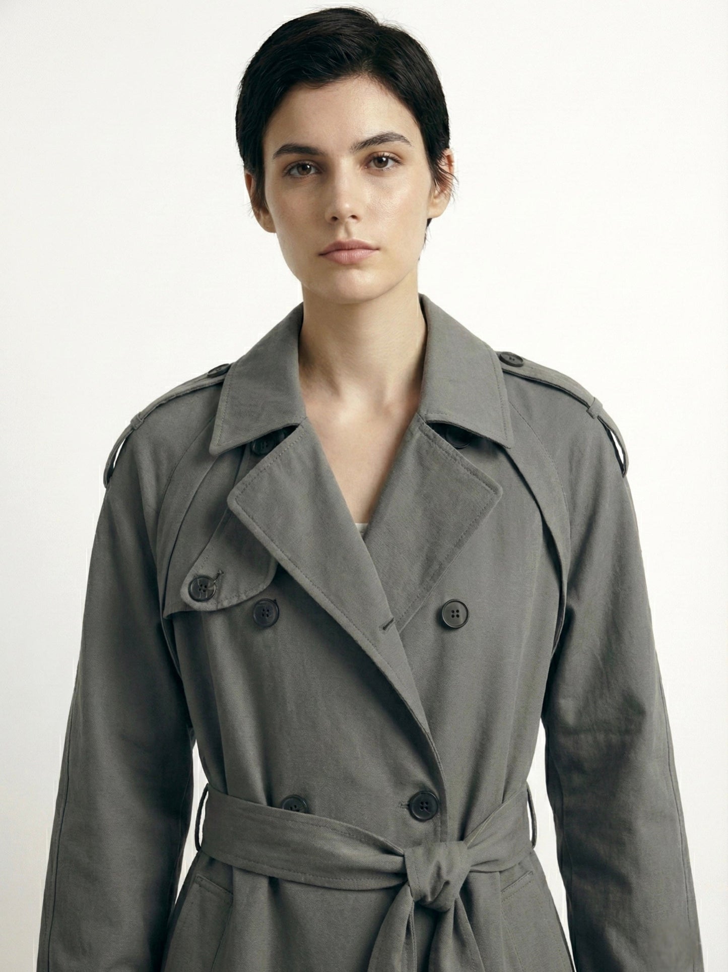 Myla | Classic Double-Breasted Trench Coat