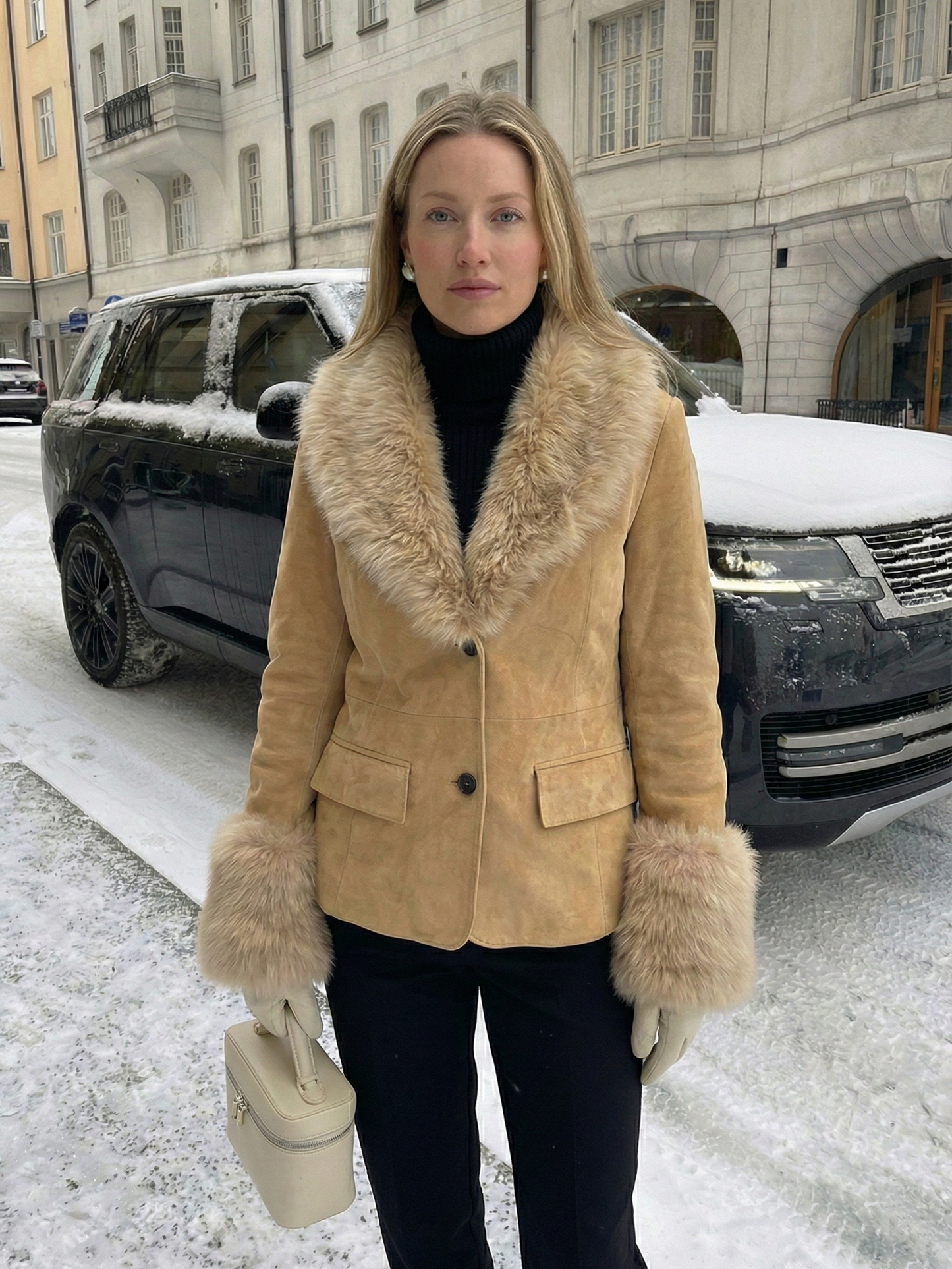 Indie | Faux Fur Trim Jacket
