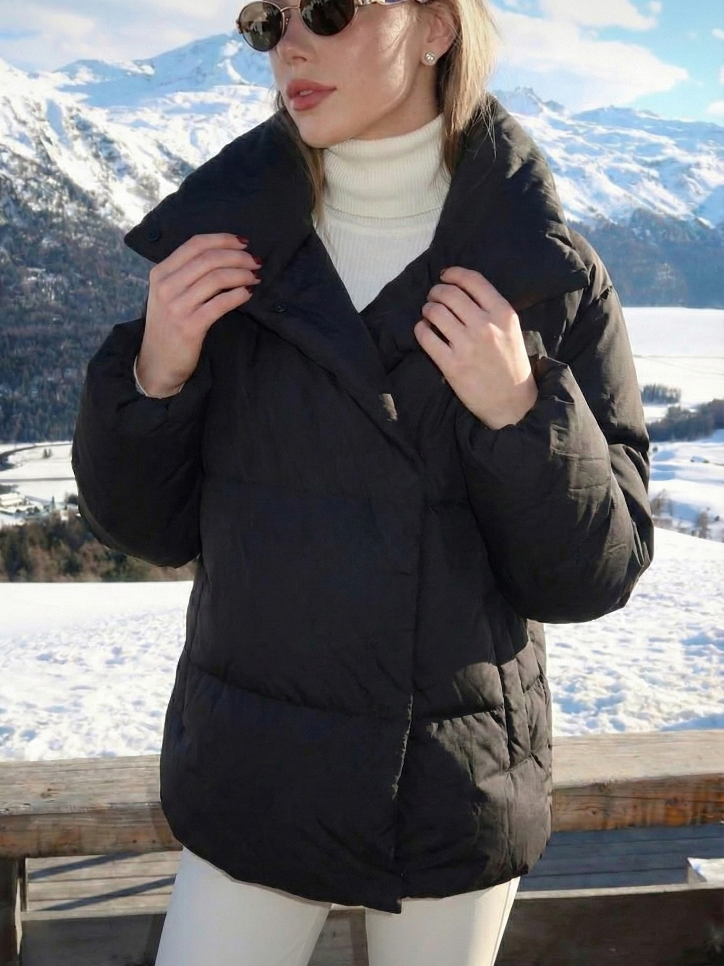 Maddison | Oversized High-Neck Puffer Jacket
