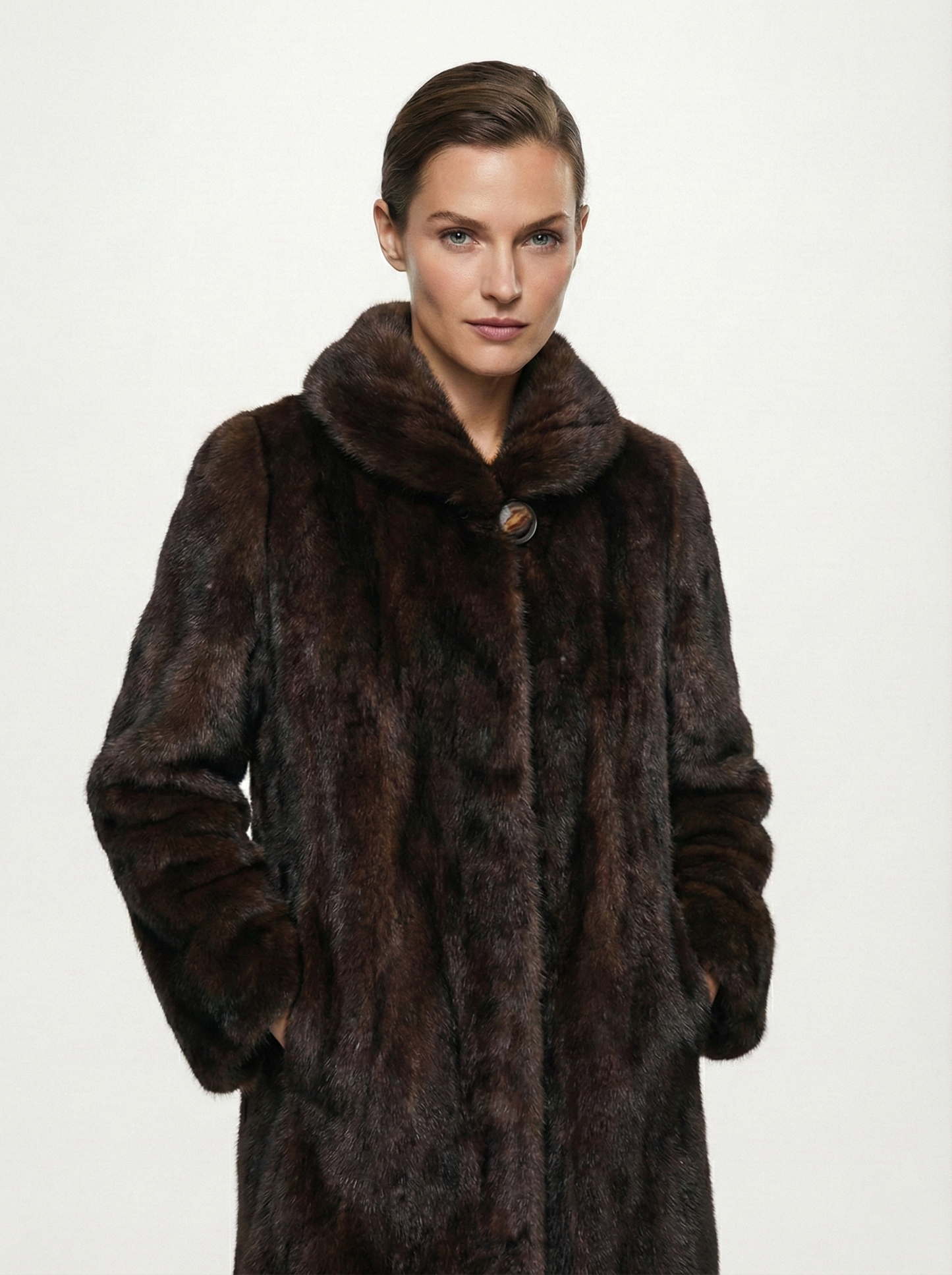 Scarlet | Faux Fur Maxi Coat