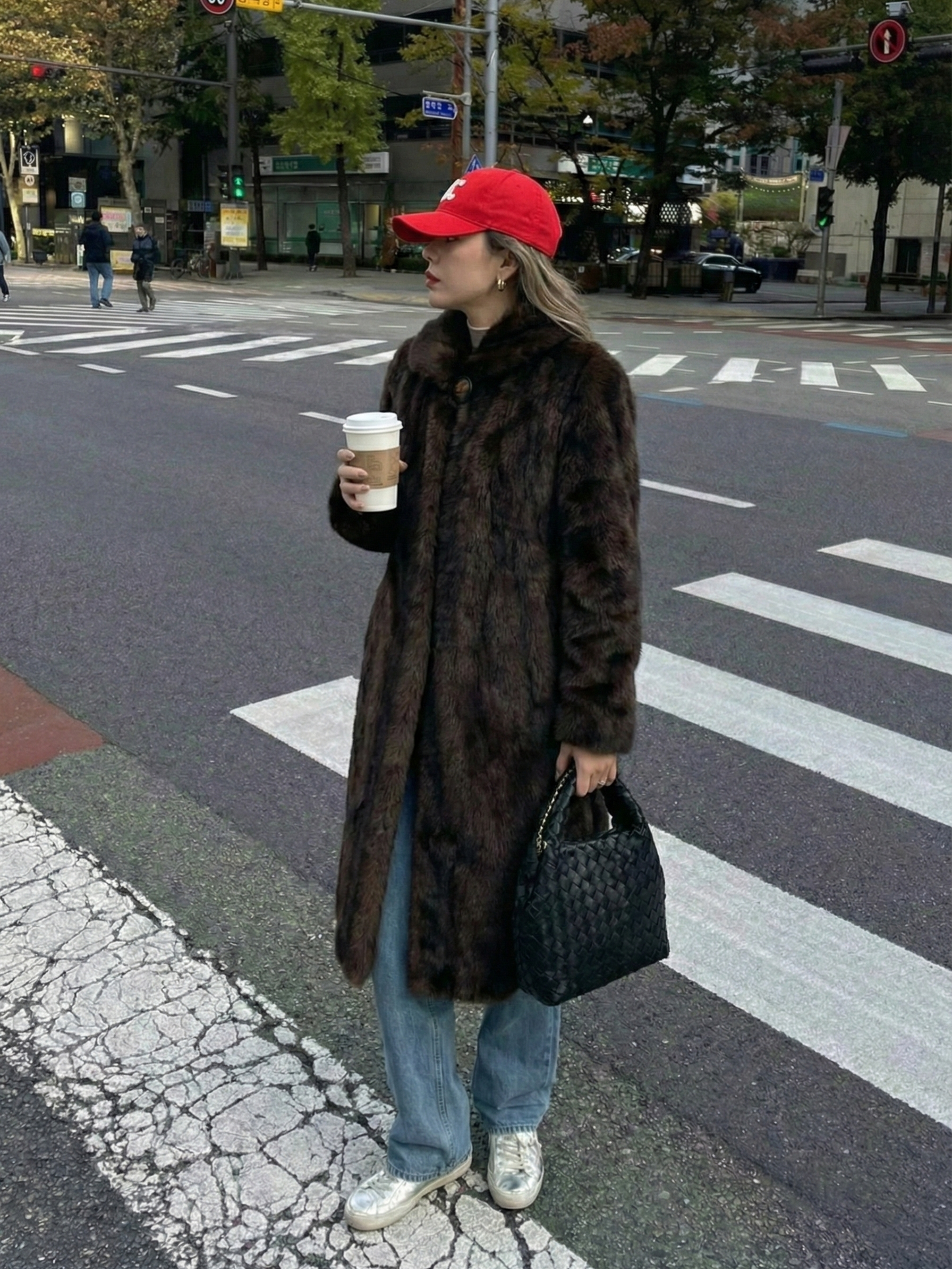Scarlet | Faux Fur Maxi Coat
