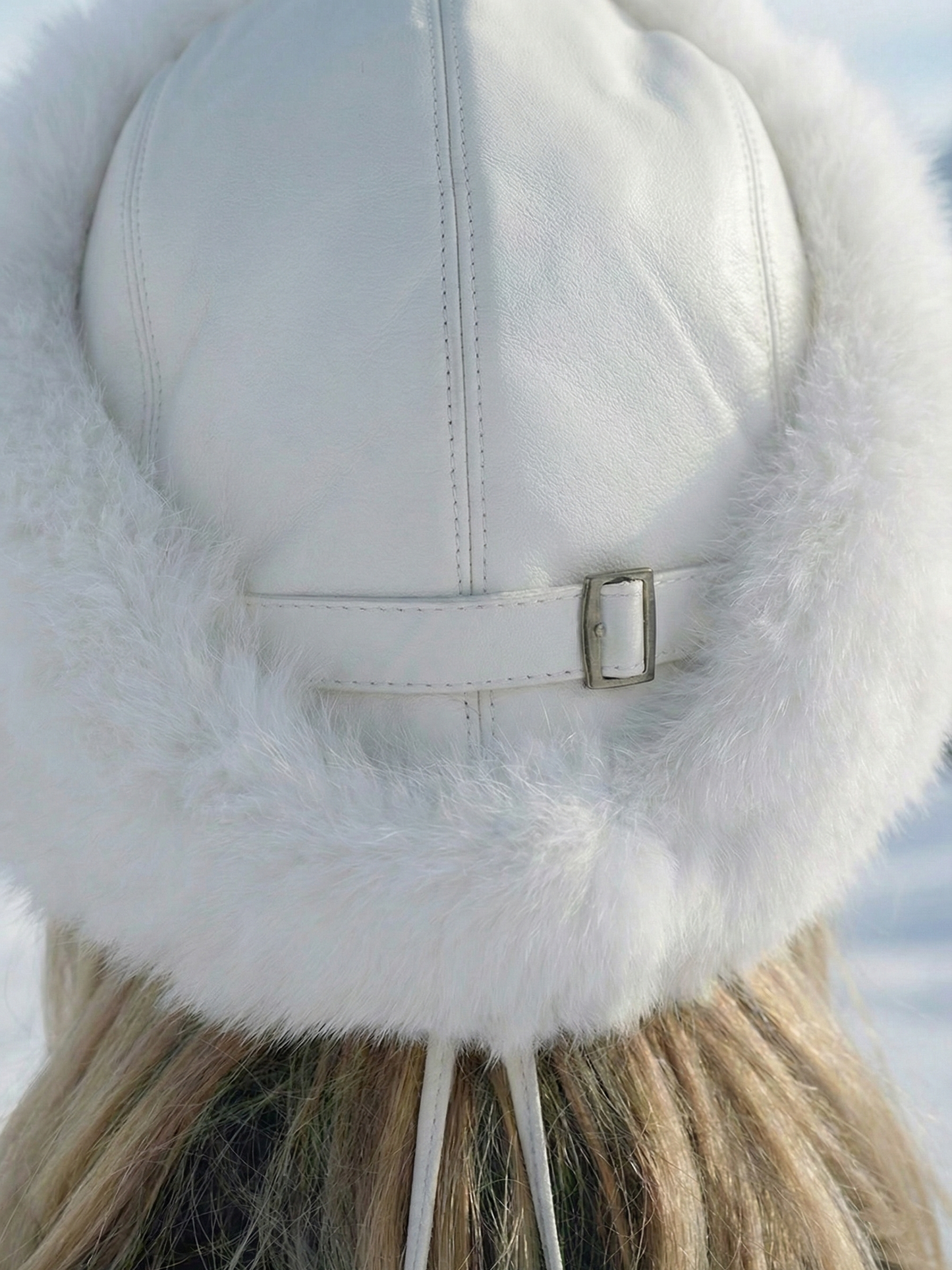 Sia | White Faux Fur Winter Hat