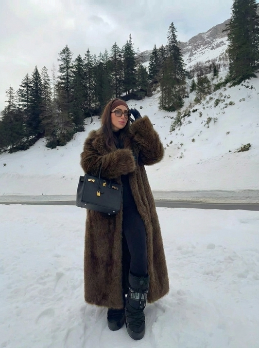 Erin | Long Faux Fur Winter Coat