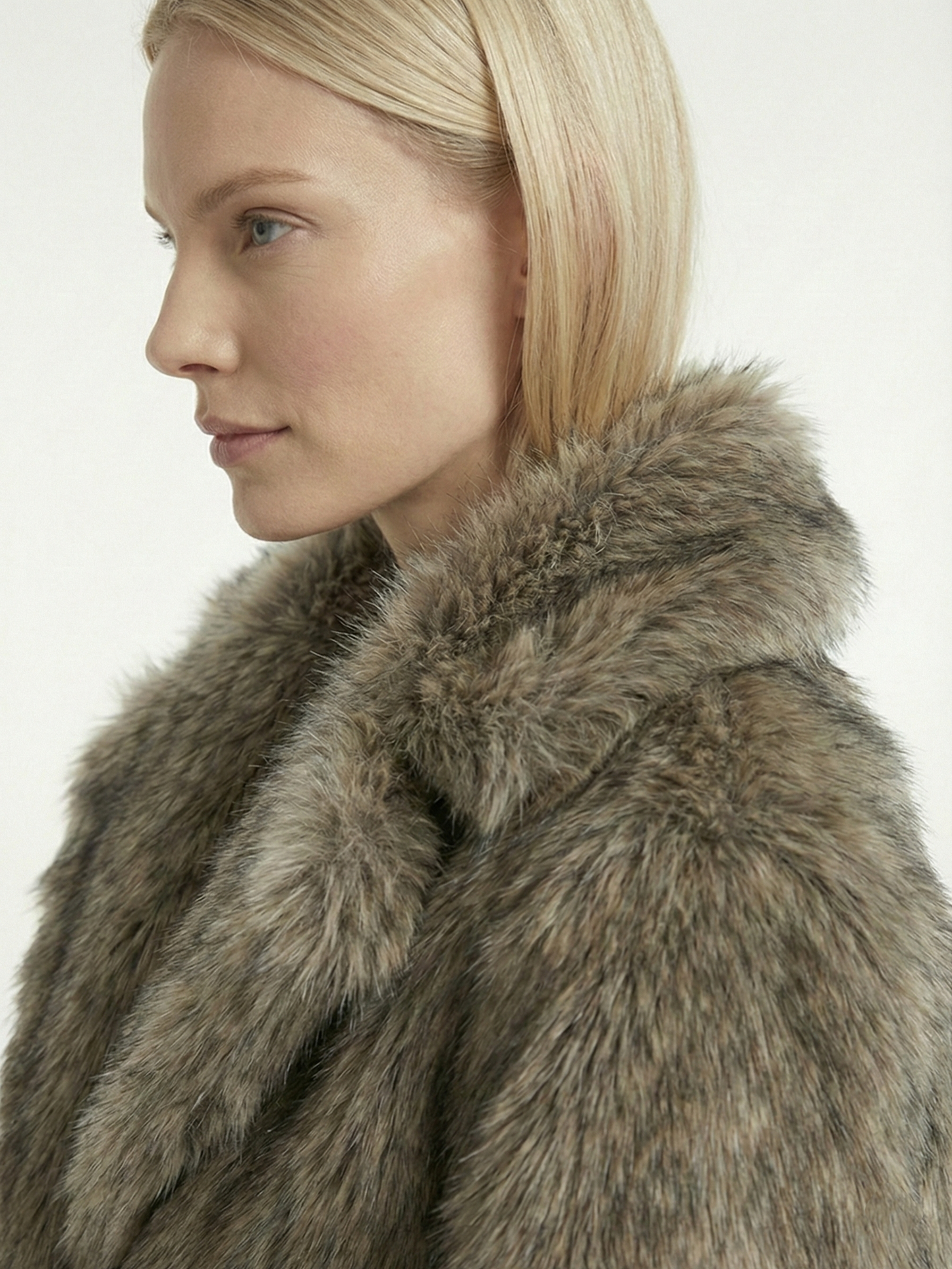Abbie | Long Faux Fur Coat