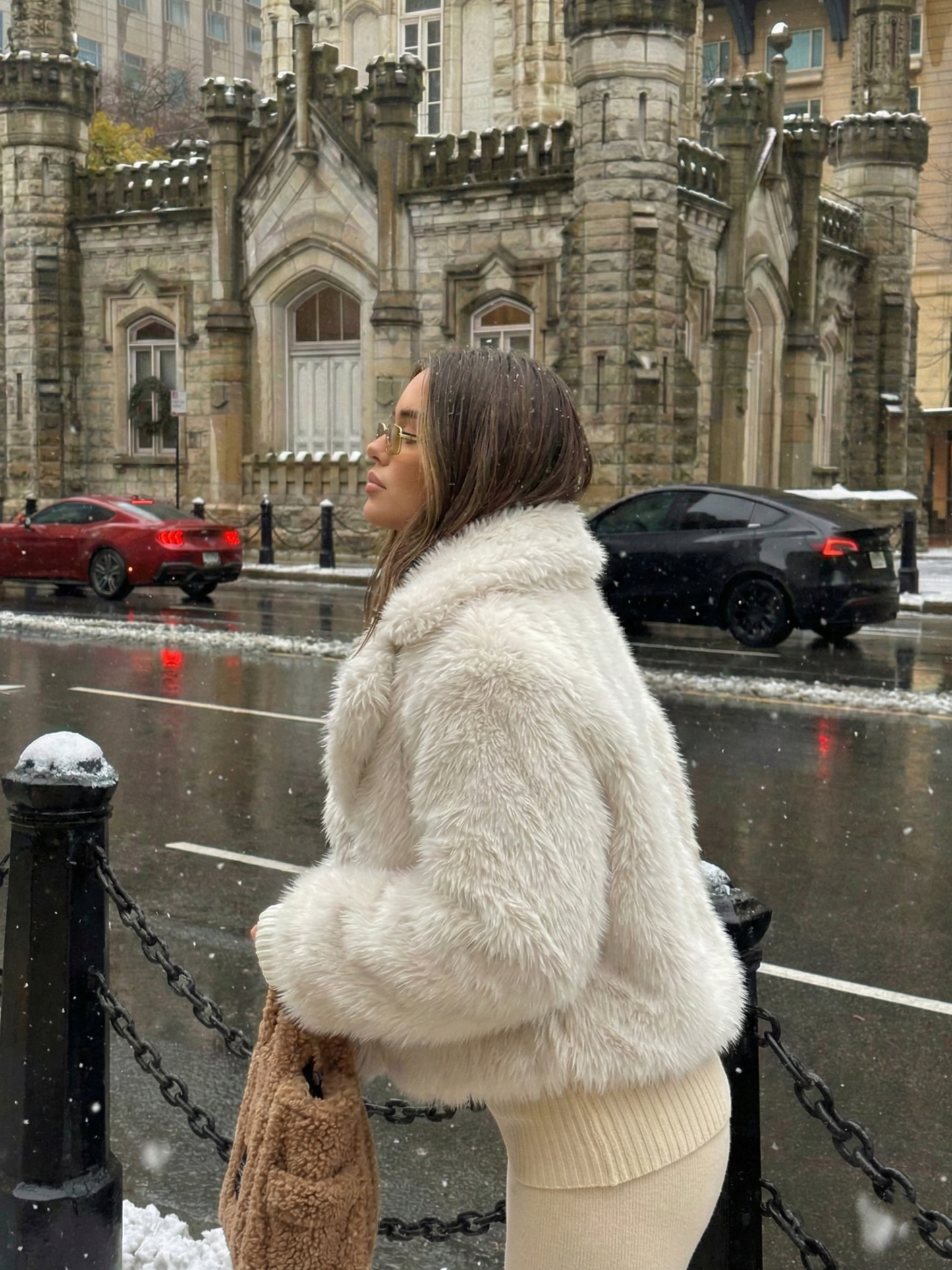 Adele | Faux Fur Oversized Coat