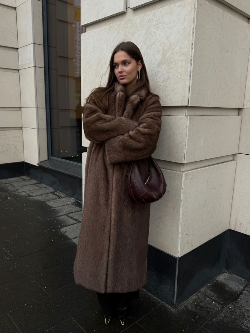 Erin | Long Faux Fur Winter Coat