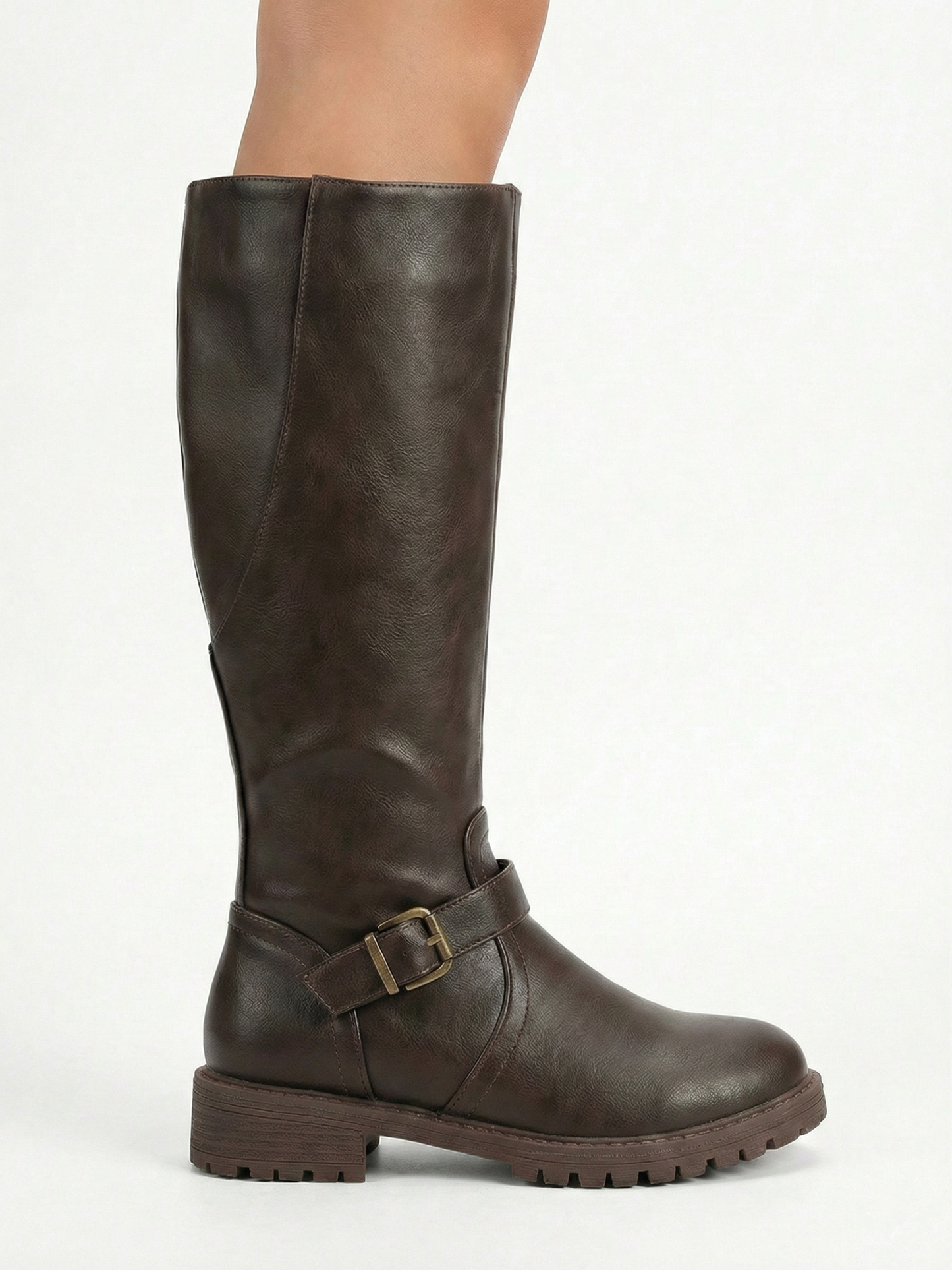 Belize | Buckle Knee-High Riding Boots