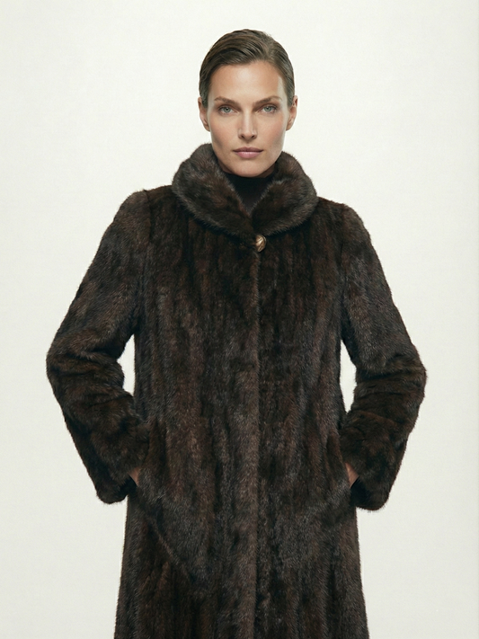 Scarlet | Faux Fur Maxi Coat