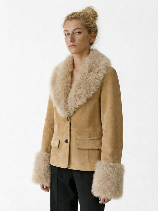 Indie | Faux Fur Trim Jacket