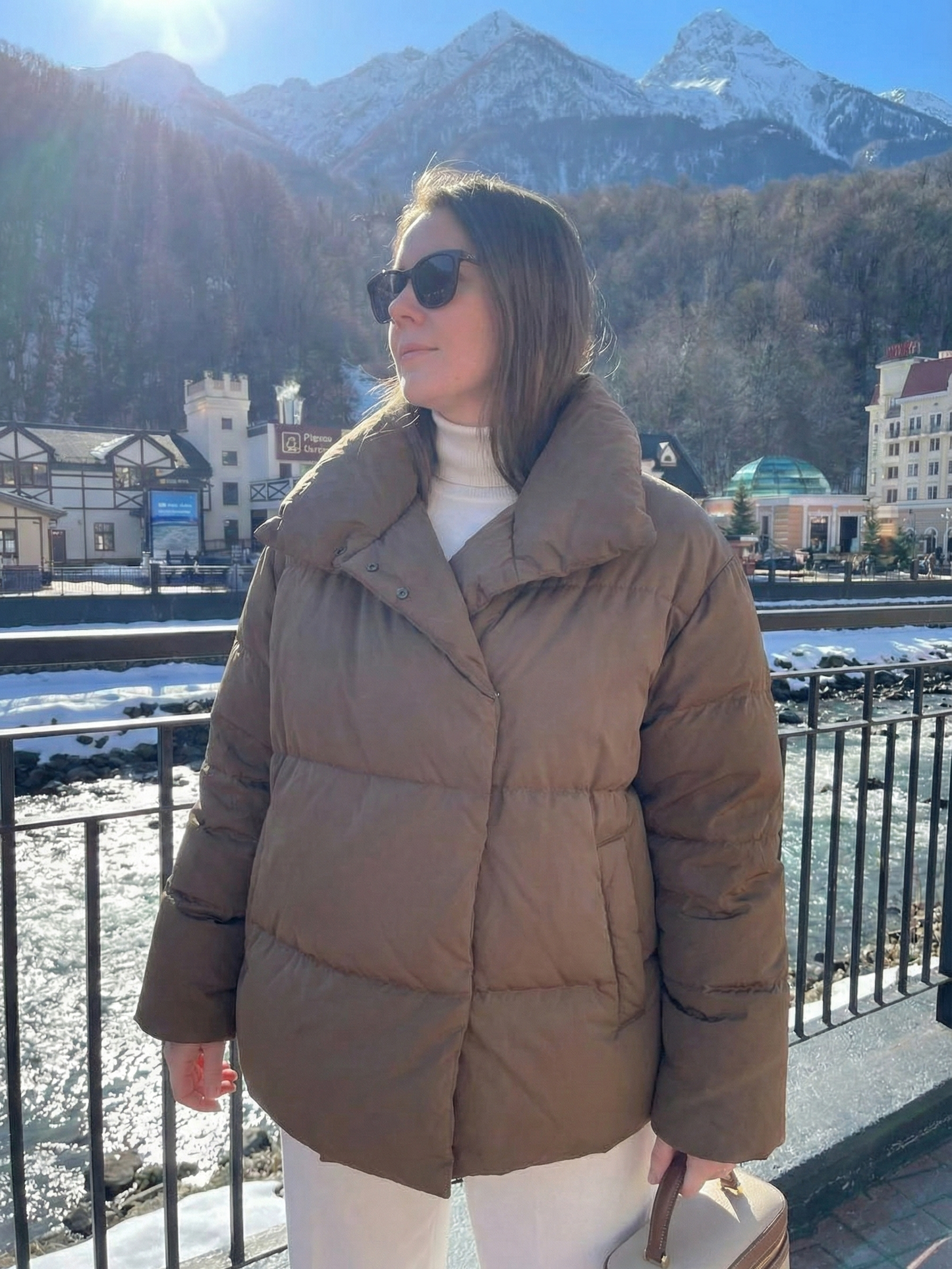 Maddison | Oversized High-Neck Puffer Jacket