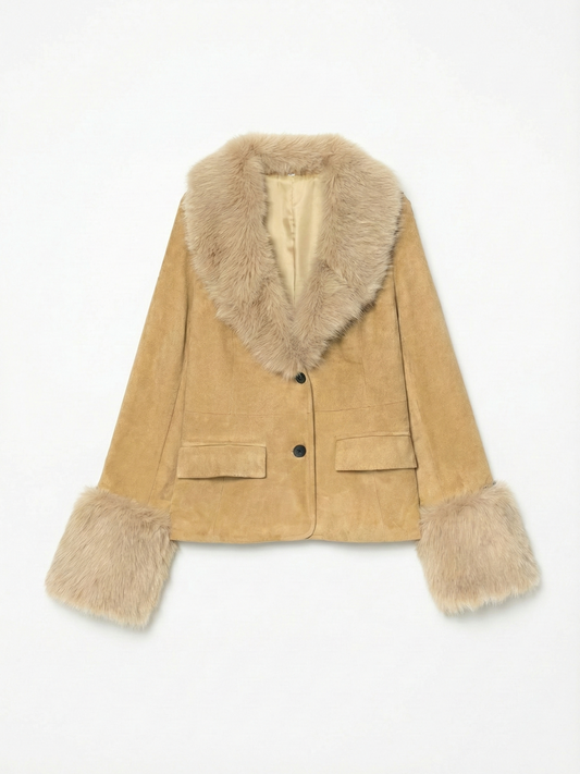Indie | Faux Fur Trim Jacket