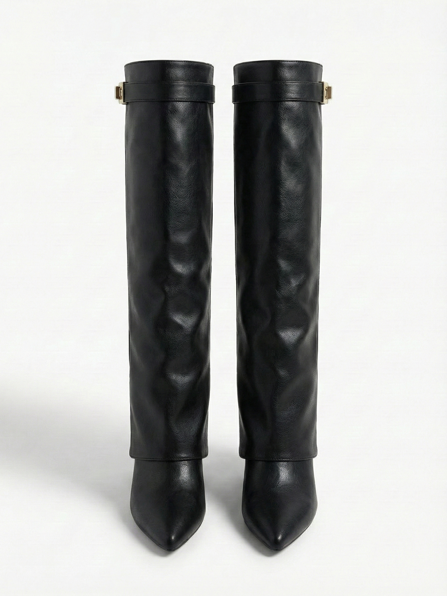 Leeds | Faux Leather High-Slouch Boot