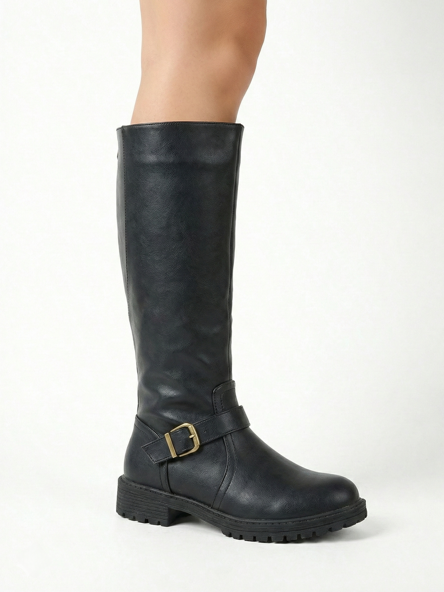 Belize | Buckle Knee-High Riding Boots