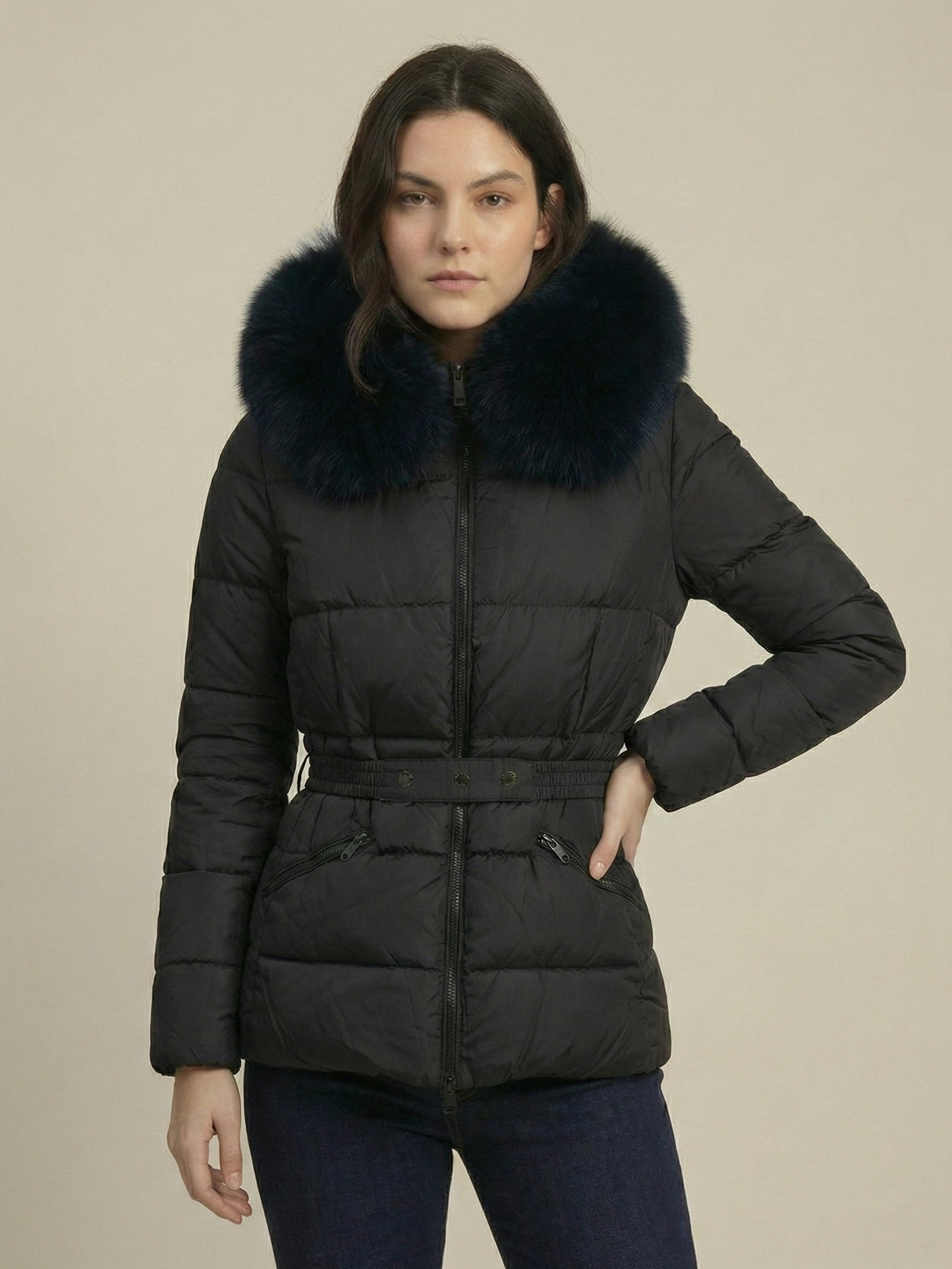 Florida | Faux Fur Hooded Waterproof Puffer Jacket
