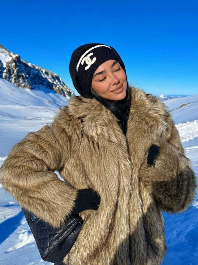 Emily | Faux Fur Cropped Winter Jacket