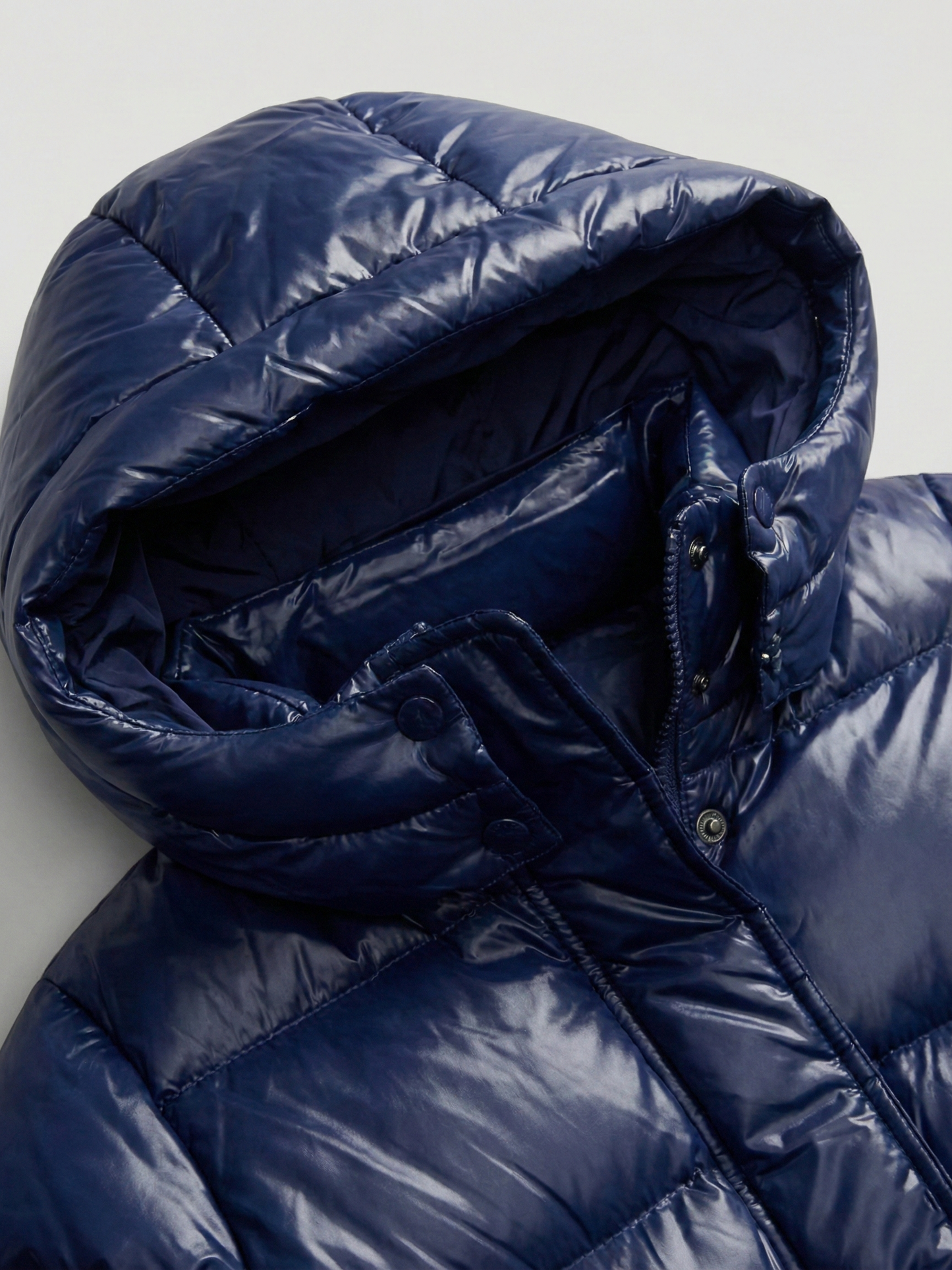 Copenhagen | Glossy Hooded Puffer Jacket