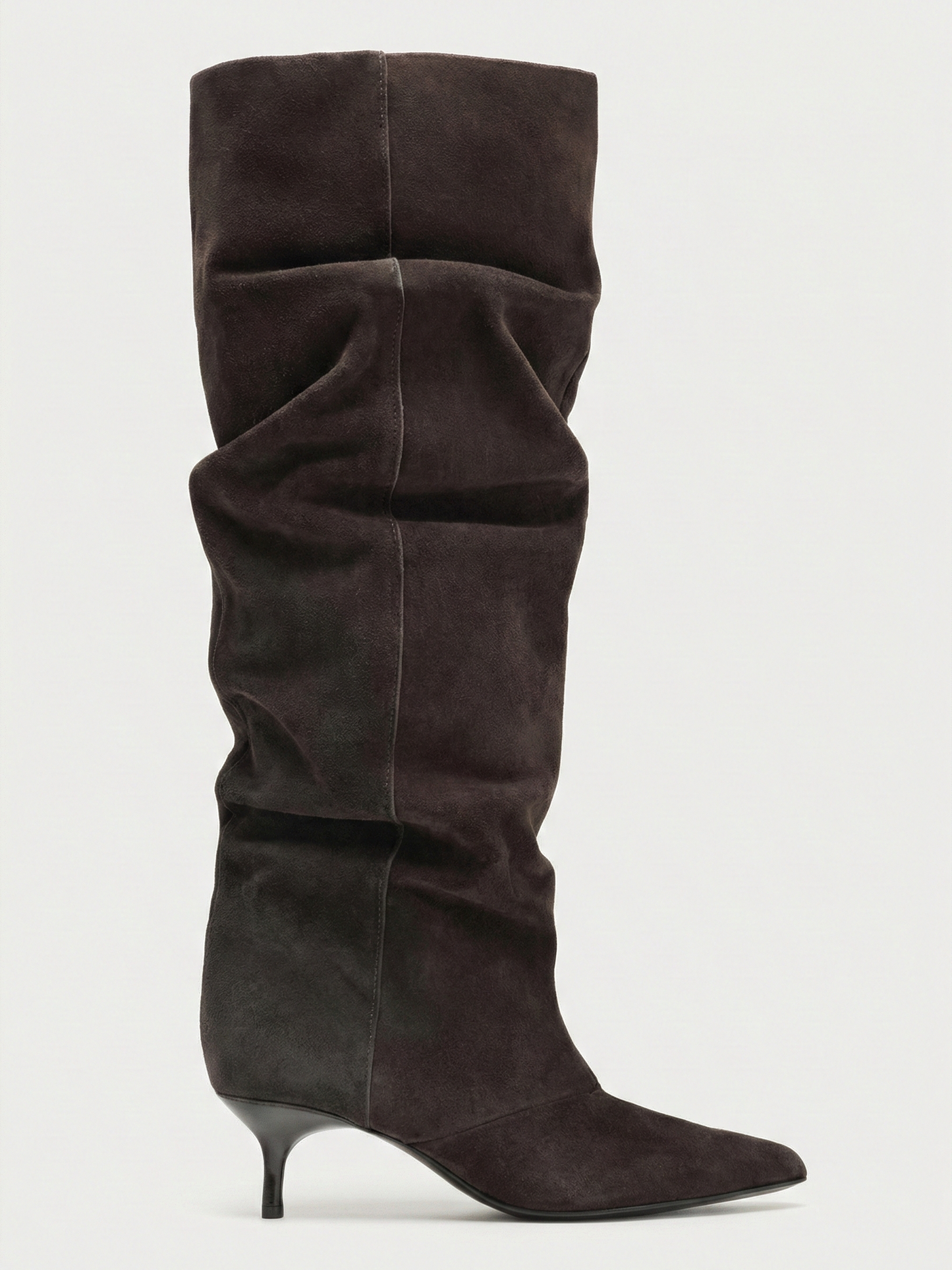 Allyson | Slouch Knee-High Heeled Boots