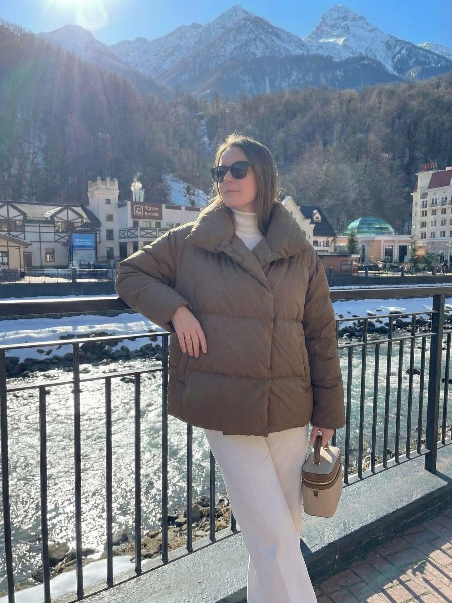 Maddison | Oversized High-Neck Puffer Jacket