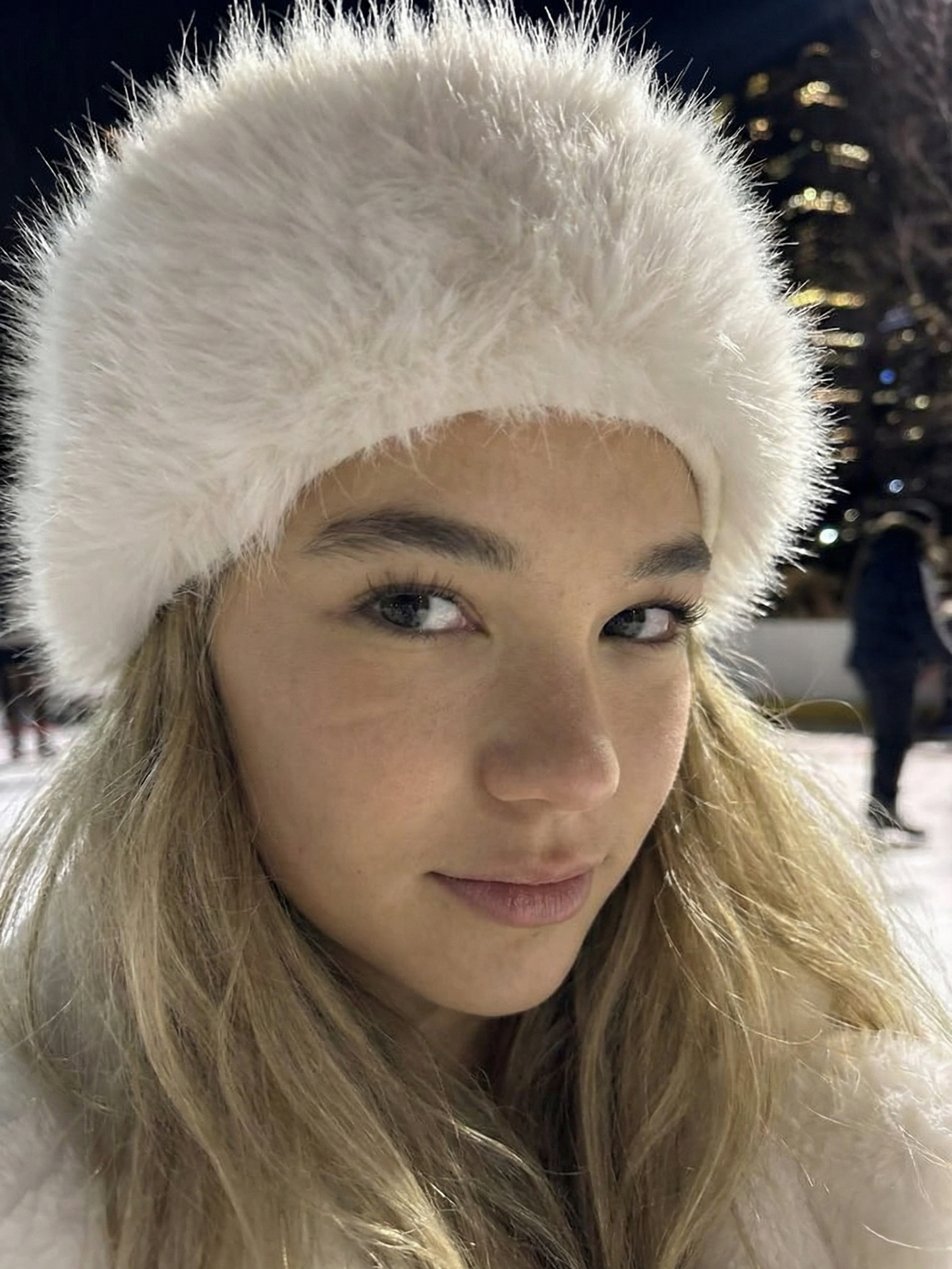 Sia | White Faux Fur Winter Hat