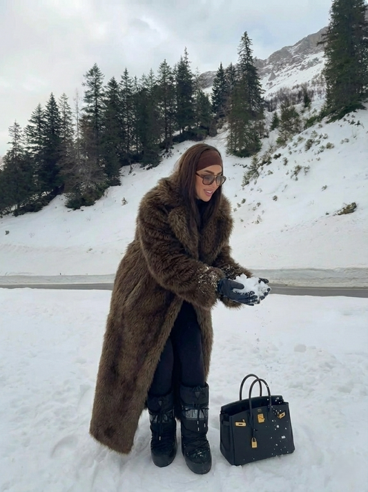 Erin | Long Faux Fur Winter Coat