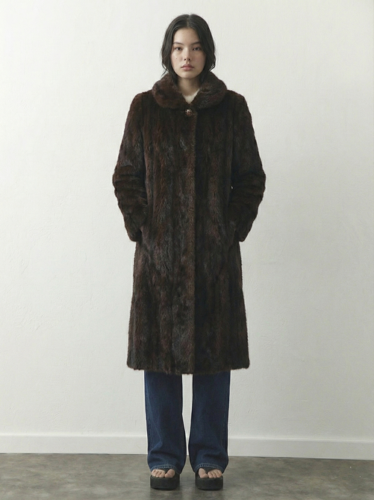 Scarlet | Faux Fur Maxi Coat