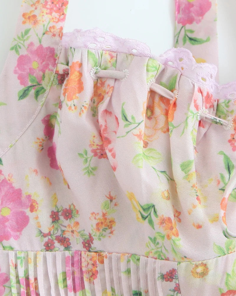 MILA FLORAL MIDI DRESS