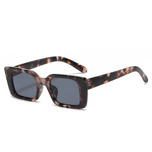 LETO SUNGLASSES Black leopard grey