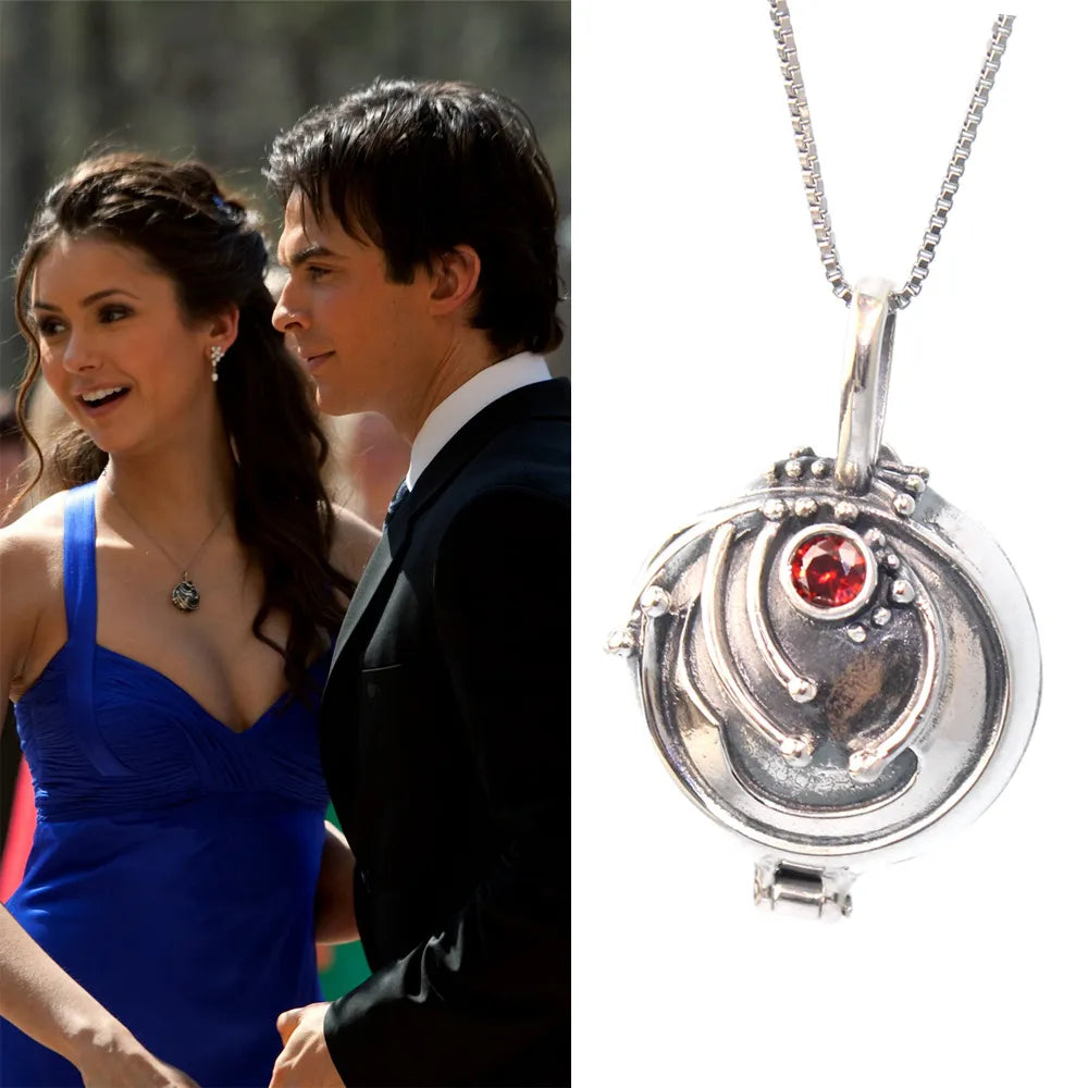 Saashi Elena Pendant Necklace - 925 Sterling Silver, The Vampire Diaries Elena Pendant Necklace