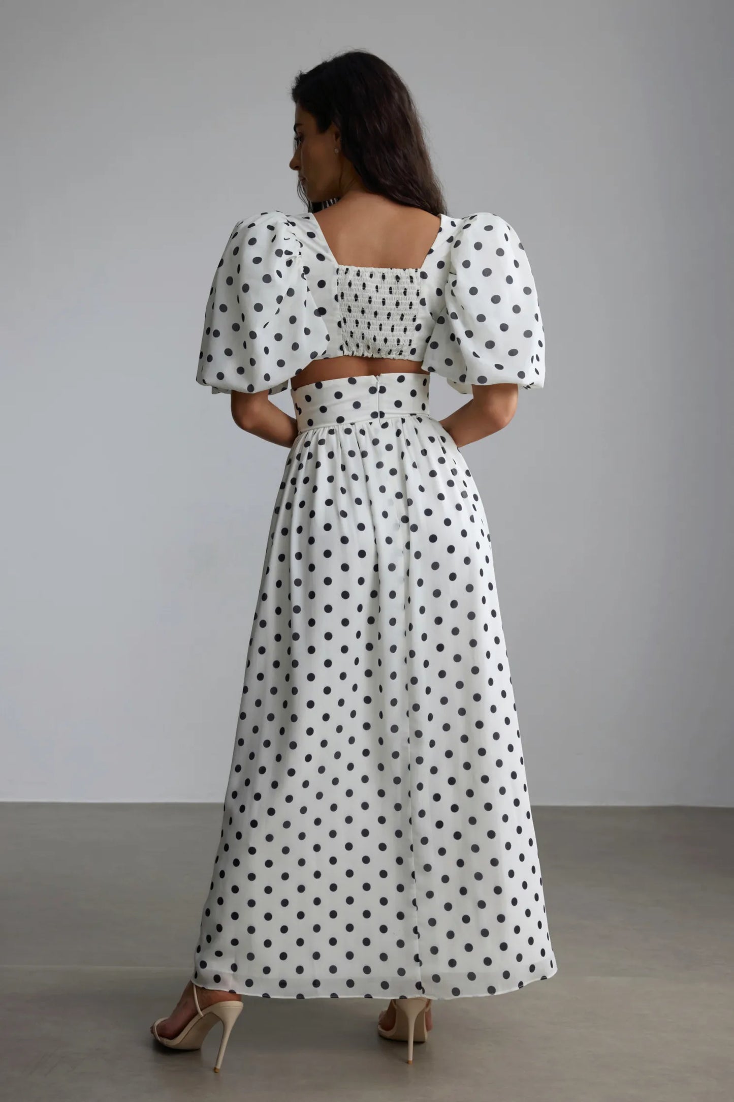 INES POLKA DOT TWO PICE SET