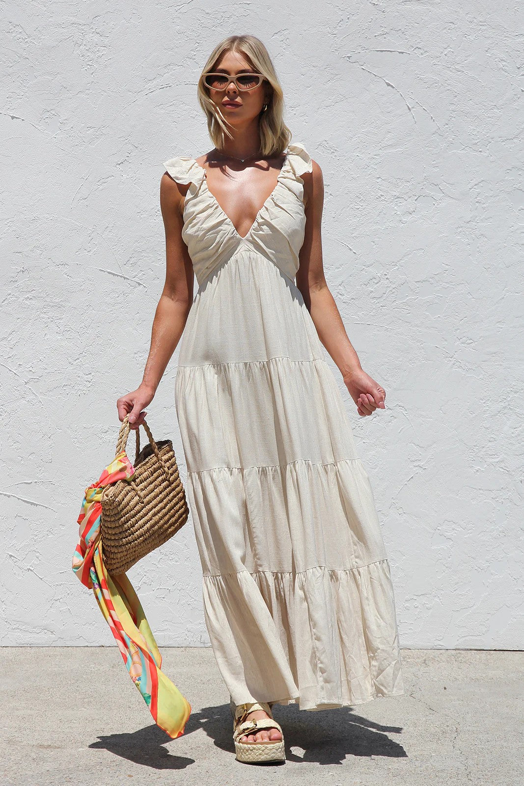Sweet At Heart Floral Print Maxi Dress - Pink