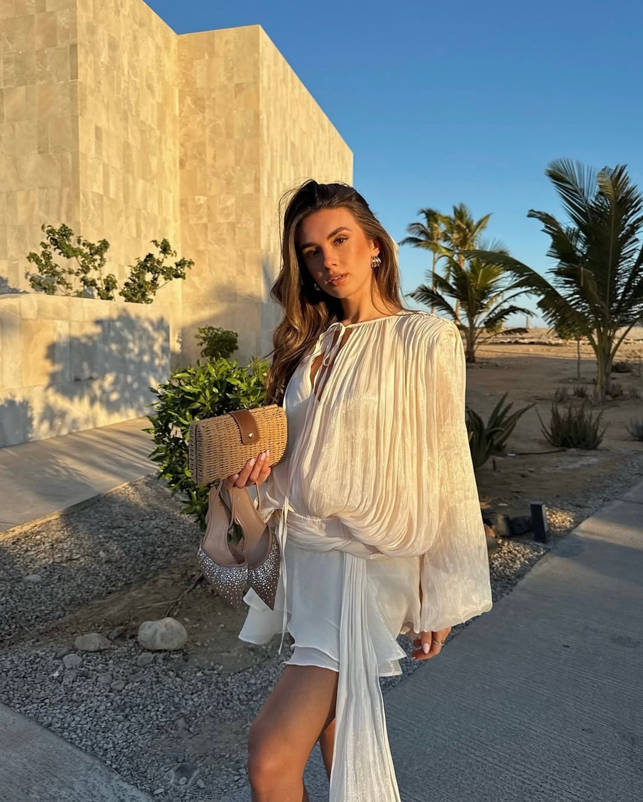 Julia | Draped Mini Dress