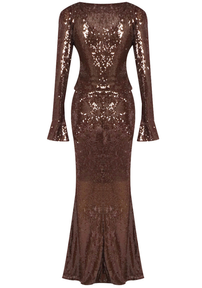 NOEMI SEQUIN TWO PIECE SET