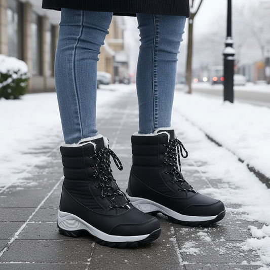 Insulated Ankle Snow Boots — Warm Platform in 5 Colours