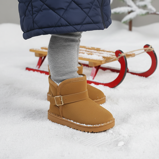 Kids' Thermal Snow Boots — Warm Non-Slip Winter Shoes in 4 Colours