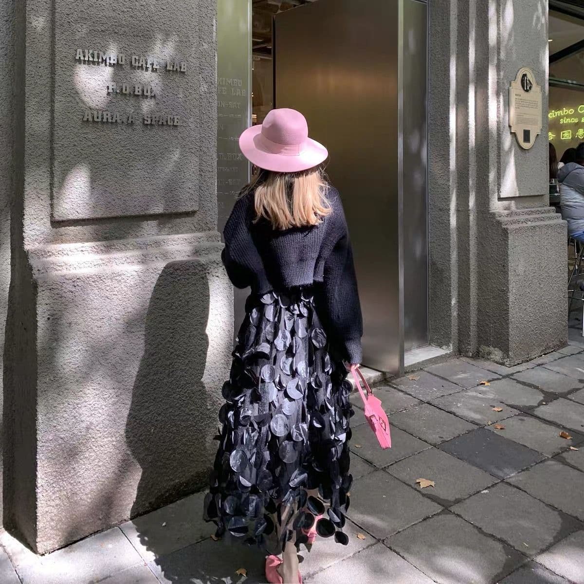Elegant Maxi Skirt – Women's High Waist Formal Wear